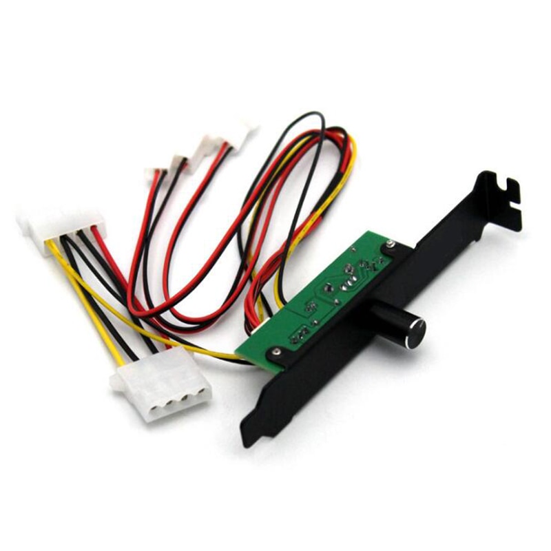 Case Fan Speeder PCI a 3-Way Fan Controller Hub Desktop PC Fan Speeder Desktop Computer Fan Speed Governor