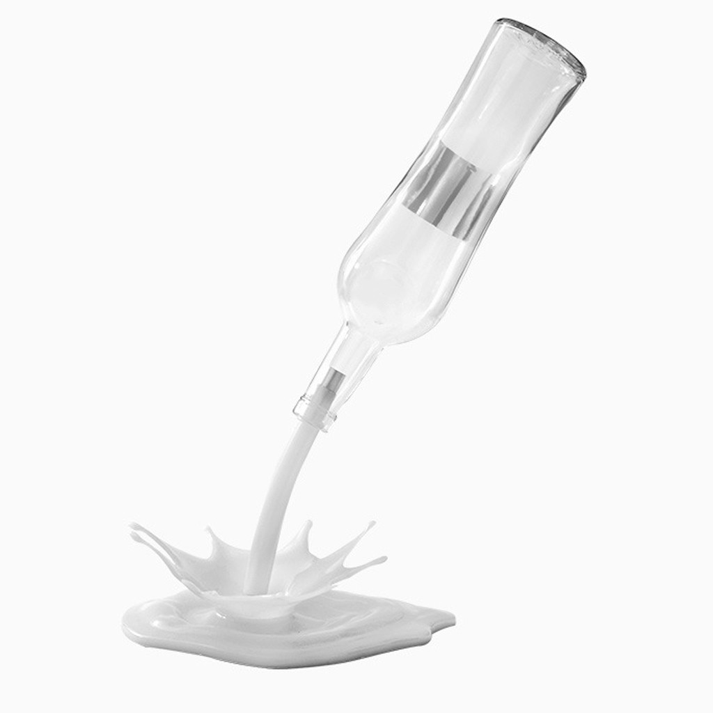 LED Nachtlicht Wein Gießen Lampe 3D Wiederaufladbare USB berühren Schalter Illusion Flasche Dekor Licht Für Bar Kneipe Party Tisch lampe # LC