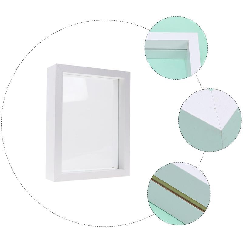 Double Sided Glass Photo Frame Transparent Specimen Clip Picture Frame