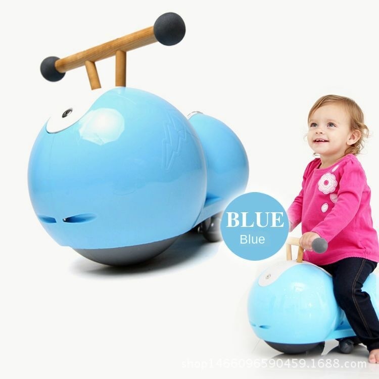 Baby Swing Car Silent Wheel Baby Walker Baby Scooter Peanut Gourd Car Kids Scooter Baby Ride on Car