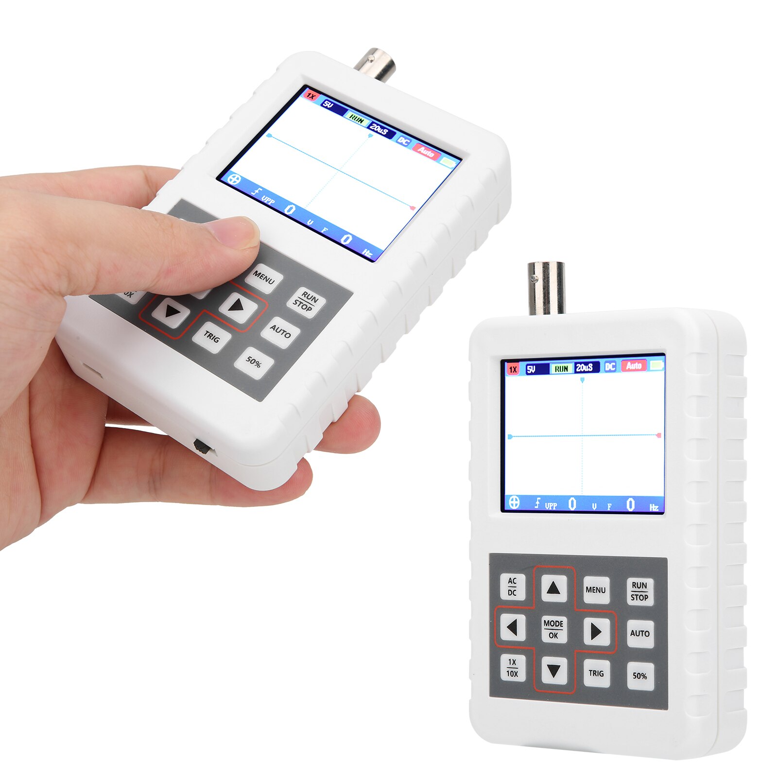 2.4inch Digital Oscilloscope Handheld LCD Display Screen DSO FNIRSI PRO 5M 20MSps 5V Digital Oscilloscope Kit