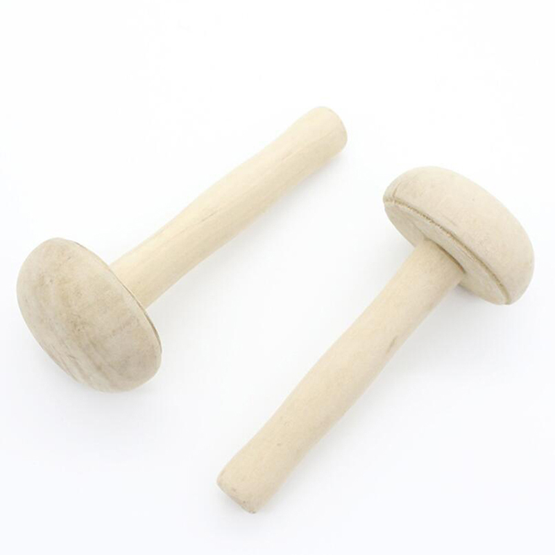 1PC Wooden Mushroom Roller Paper Printing Ink Rubbing Use Art Craft Printmaking Tool