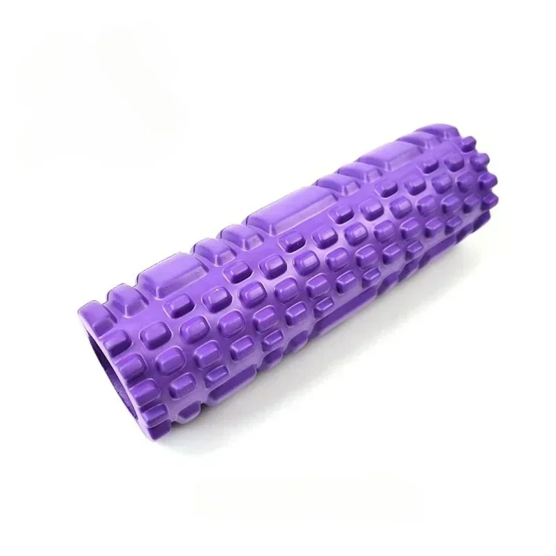 26 cm Yoga Kolom Gym Fitness Pilates Schuimroller Oefening Rugmassage Roller Yoga Baksteen Fitnessapparatuur voor thuis: Paars