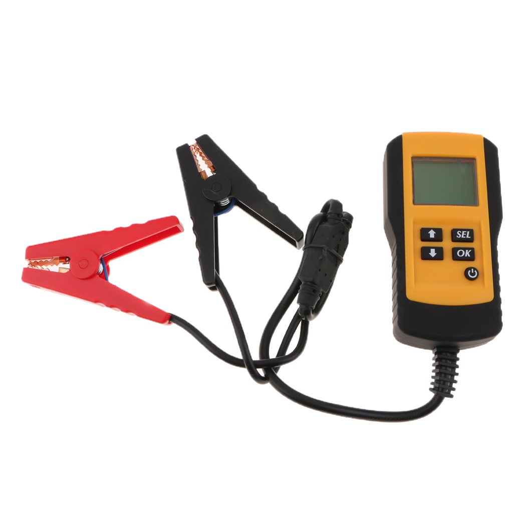 12V CCA Automotive Load Battery Tester Digital Analyzer for Heavy Duty Trucks, Cars, Motorcycles and More