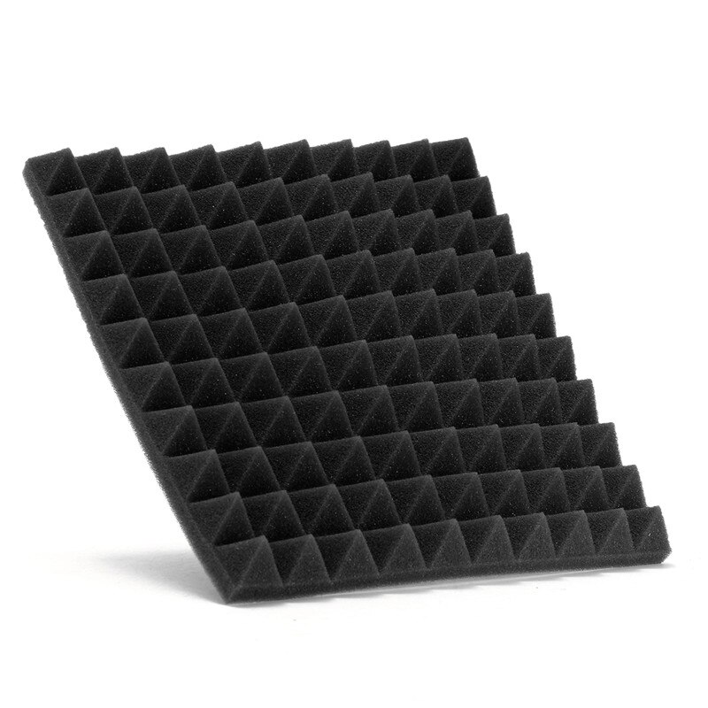 25 x 25 x 3cm lydisolert skum brannsikker akustisk skum studio lydabsorpsjon svamp musikkinstrument tilbehør