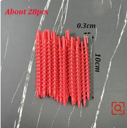 20/28 Pcs Salon Hairdressing Tools Baber Rotating Screw Plastic Styling Hair Rollers Curler Magic Spiral Perm Rod Bars