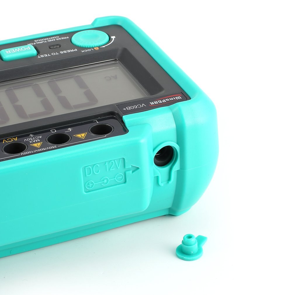 VC60B+ 1000V Digital Auto Range Insulation Resistance Meter Tester Megohmmeter Megger High Voltage LED Indication