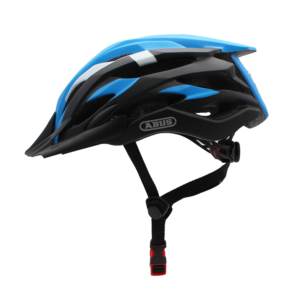 Ultralet cykelhjelm baglygte kasket intergrally støbt mountain road bike mtb hjelme casco de equitación: Blå sort