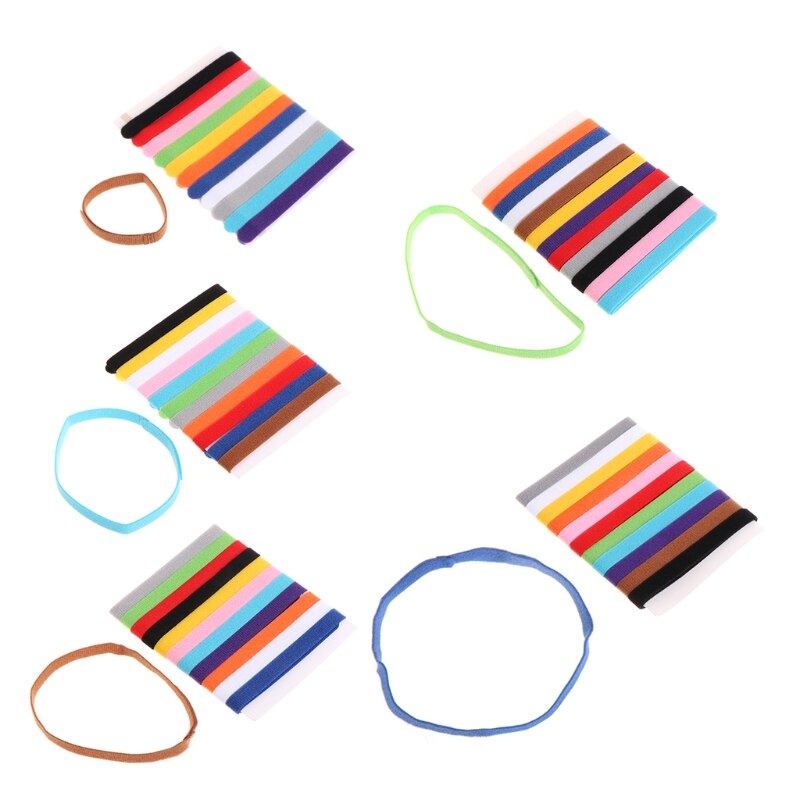 12Pcs Pets Puppy Collars Different Colors Soft Identification Mark For Cats Dogs
