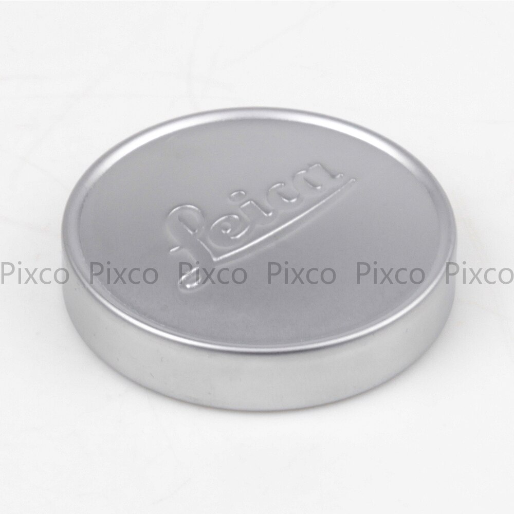 Combinaison de capuchon avant pour lentille Leica E39 39mm, protection de montage en métal argenté
