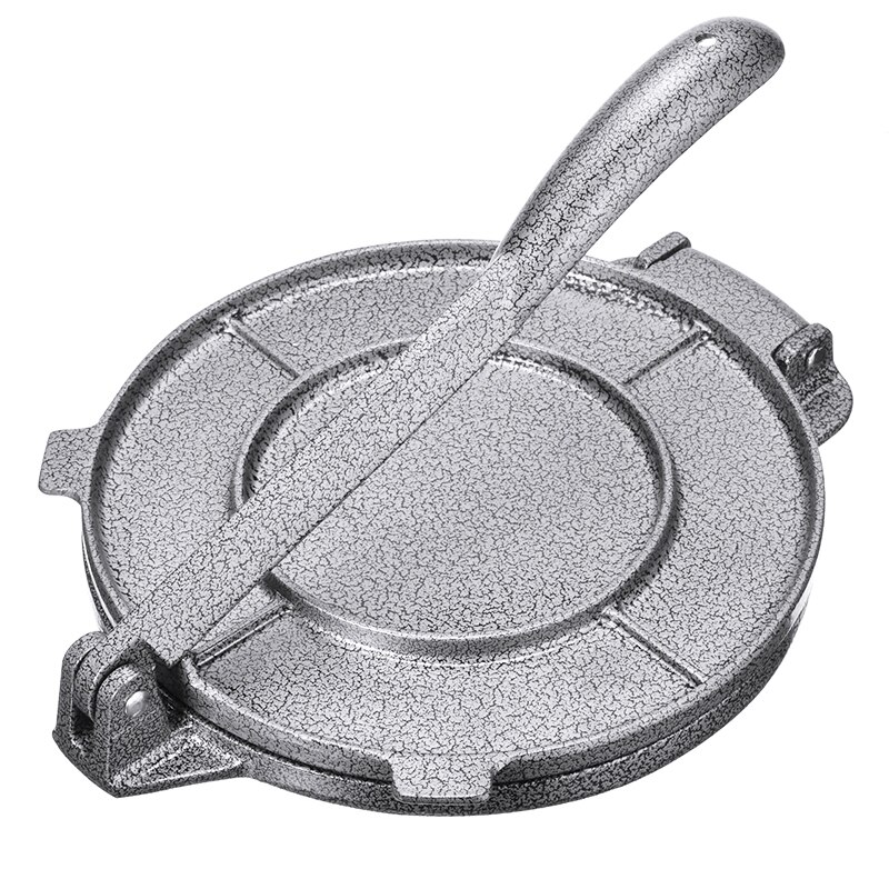 Herramienta plegable para hacer tortillas, utensilio para hacer pasteles y pasteles de aluminio pesado de 8 pulgadas, utensilios para hornear y hacer pasteles, con mango de lona