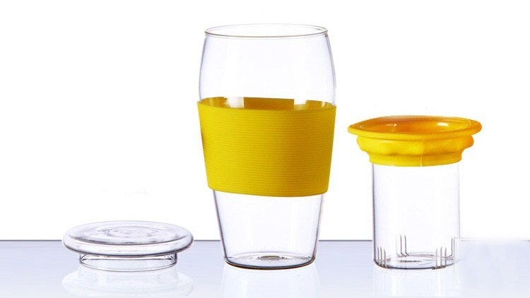 1PC nouveauté magnifique couleur unique verre tasse 60s0ml OL 0138