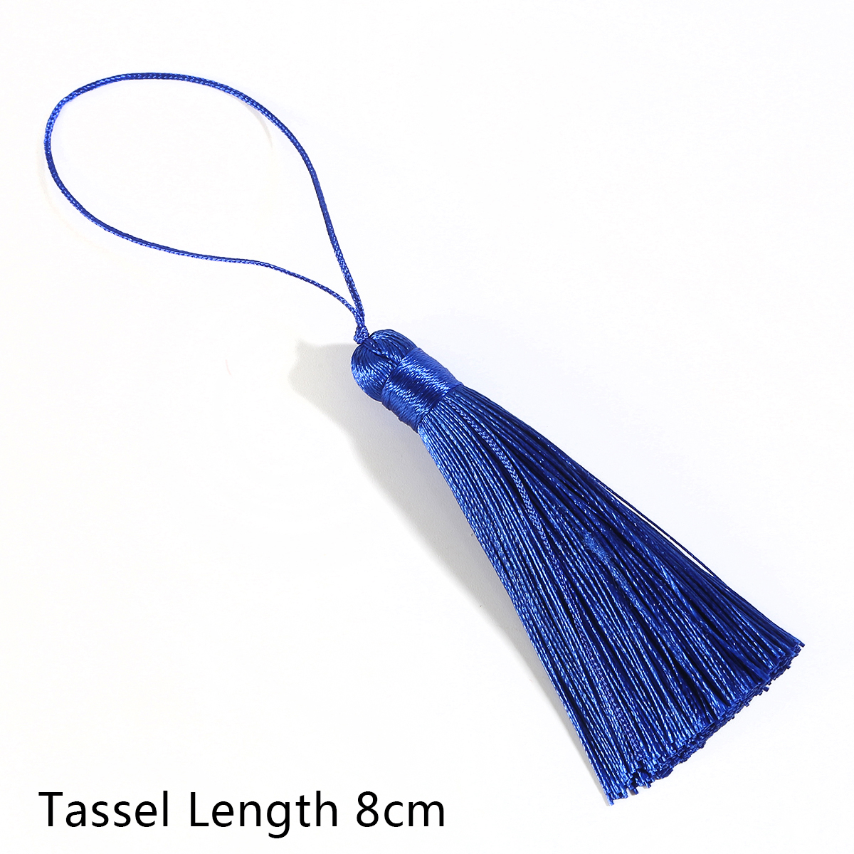 8cm, tupsua,silkkihapsut,askartelutupset,hapsut verhoon,tupsut koruihin tee itse,hapsuverho ,2kpl /pussi: Kuninkaallisen sininen
