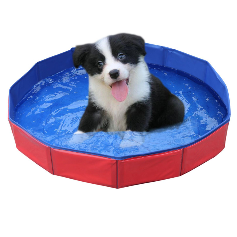 Dog Pool Foldable Dog Swimming Pool Pet Bath Swimming Tub Bathtub Pet Swimming Pool Collapsible Bathing Pool for Dogs Cats Kids