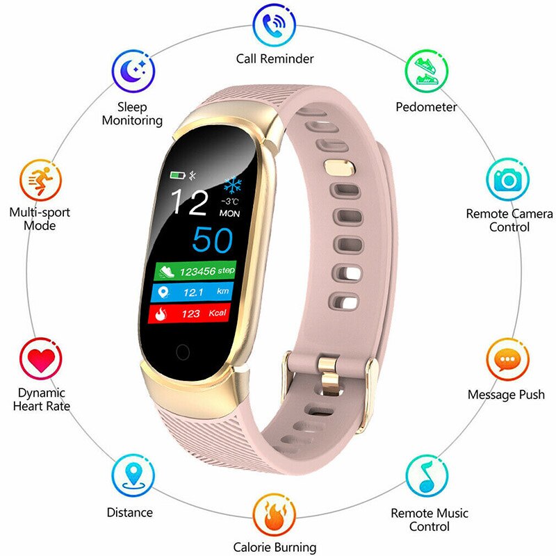 Slimme Horloge Smartwatch Mannen Vrouwen Hartslag Bloeddruk Bloed Smart Armband Met Massage Herinnering Functie