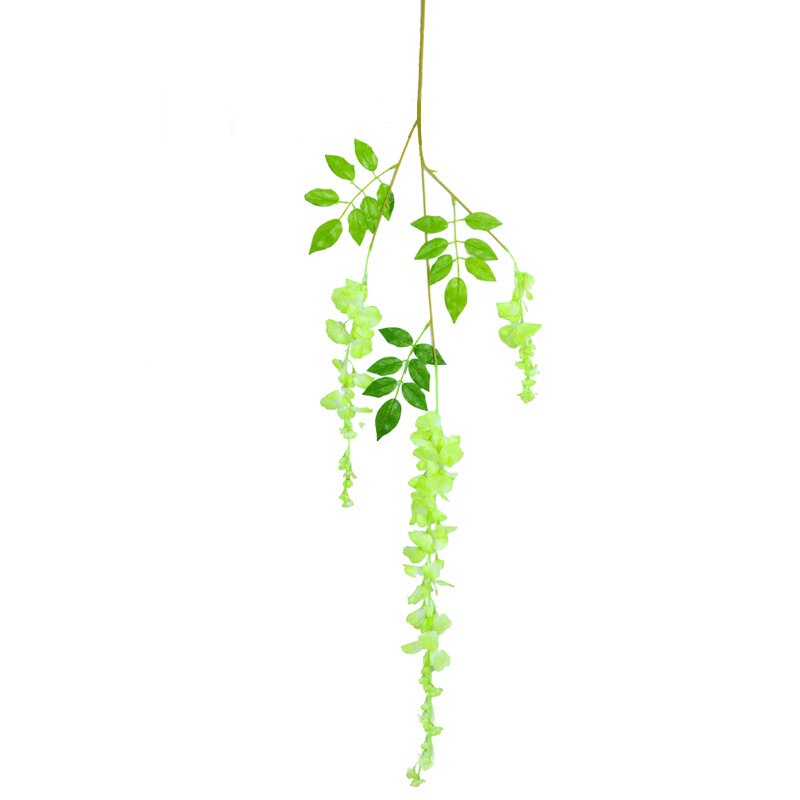 Artificial Wisteria Simulation Flowers Home Garden Wedding Decor Simulation Artificial Wisteria Garden Flower Plant Vine Decor: 04