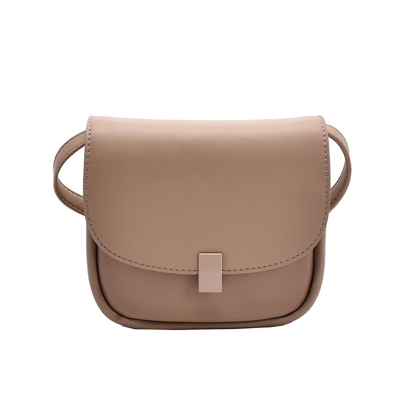 Lady Shoulder Bag Female Postman Bag Literary Style Young Women Light Bag Green Summer Cool Bag White: khaki