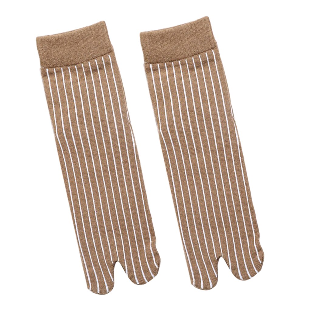 Chaussettes Tabi en coton élastique à 2 orteils, tongs unisexes, coupe basse, bateau, été
