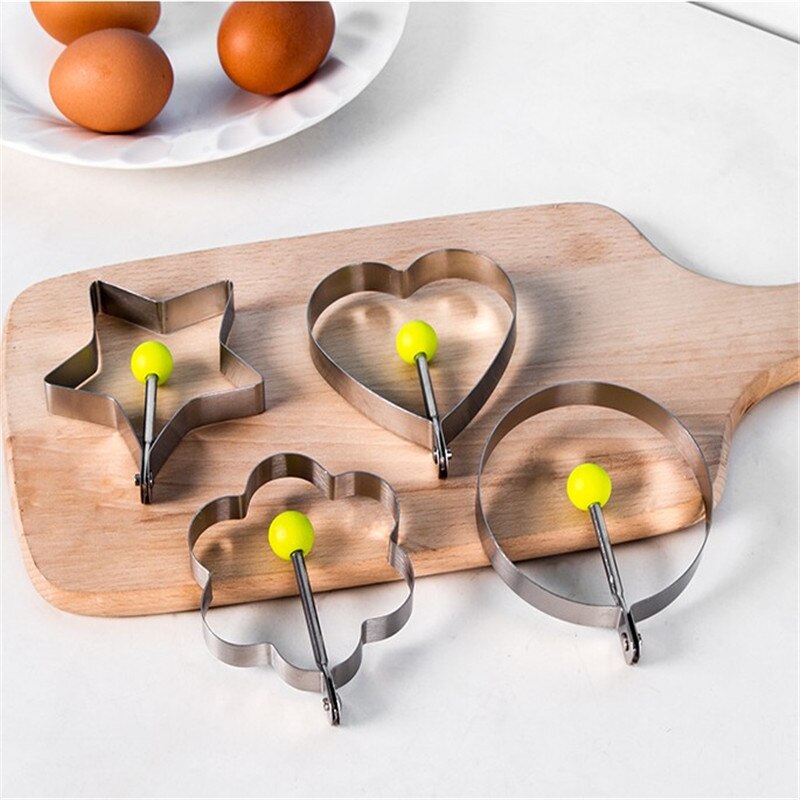 Edelstahl Spiegelei Pfannkuchen ehemalige Küche Kochen Zubehör Kuchen bilden Küche Kochen Spielereien Zubehör Gerät Ringe