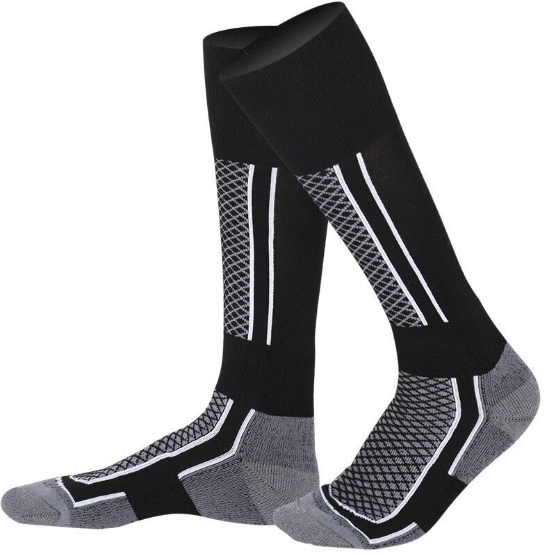 Calcetines térmicos de esquí para hombre y mujer, medias gruesas de algodón, cálidas, para ciclismo, Snowboard y senderismo, para invierno