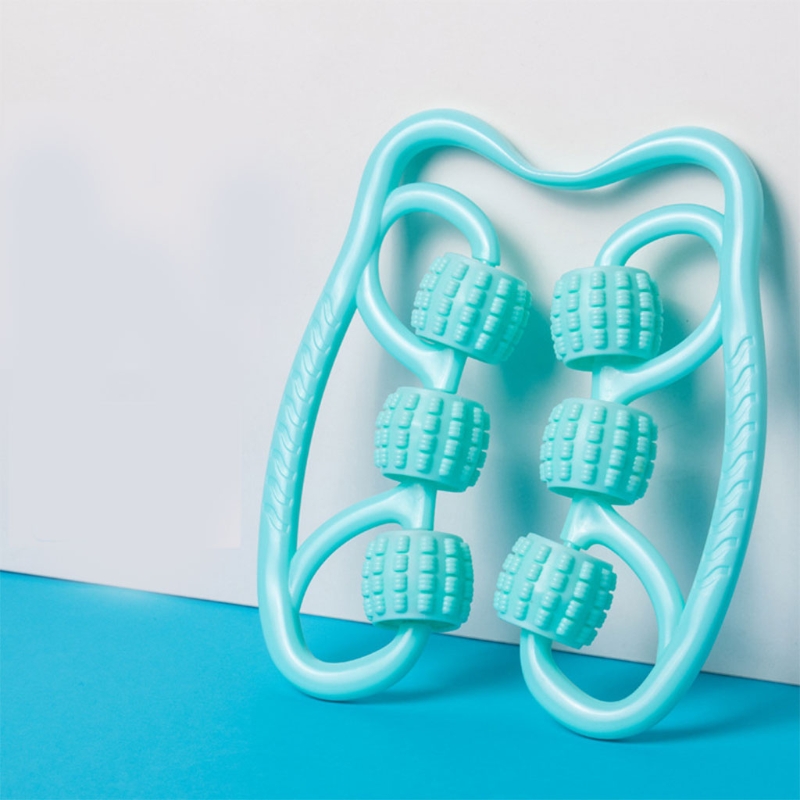 Massage Roller- Roller for Muscles Deep Tissue, Handheld for Legs Thigh Neck Arm Calf Pain Relieve Tool