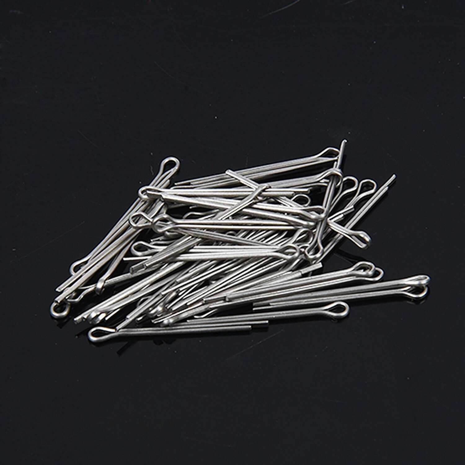 M1.2x16mm 304 Stainless Steel Split Cotter Pins Silver Tone 50pcs