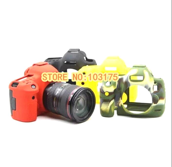 Zachte Siliconen Case Beschermende Tas Rubber voor Canon 5D3 Cover Camera Cas