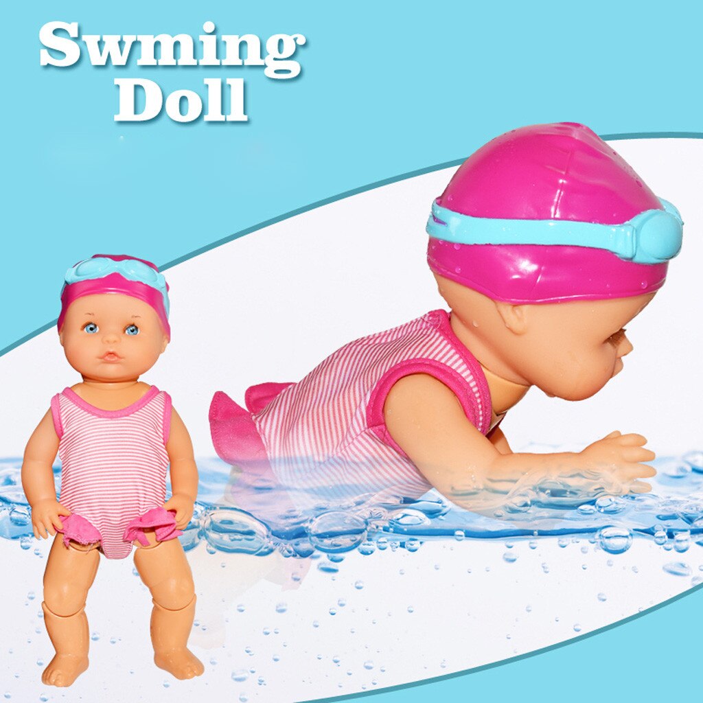 Educatief Speelgoed Water Fun Zwembad Voor Waterdichte Elektrische Pop Beste Cadeau Speelgoed Voor Kinderen Elektrische Pop Meisje