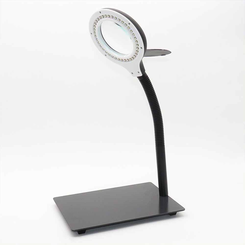 Desktop LED magnifying glass lamp WLKS-608 optical glass reading lighting electronic maintenance magnifying lamp