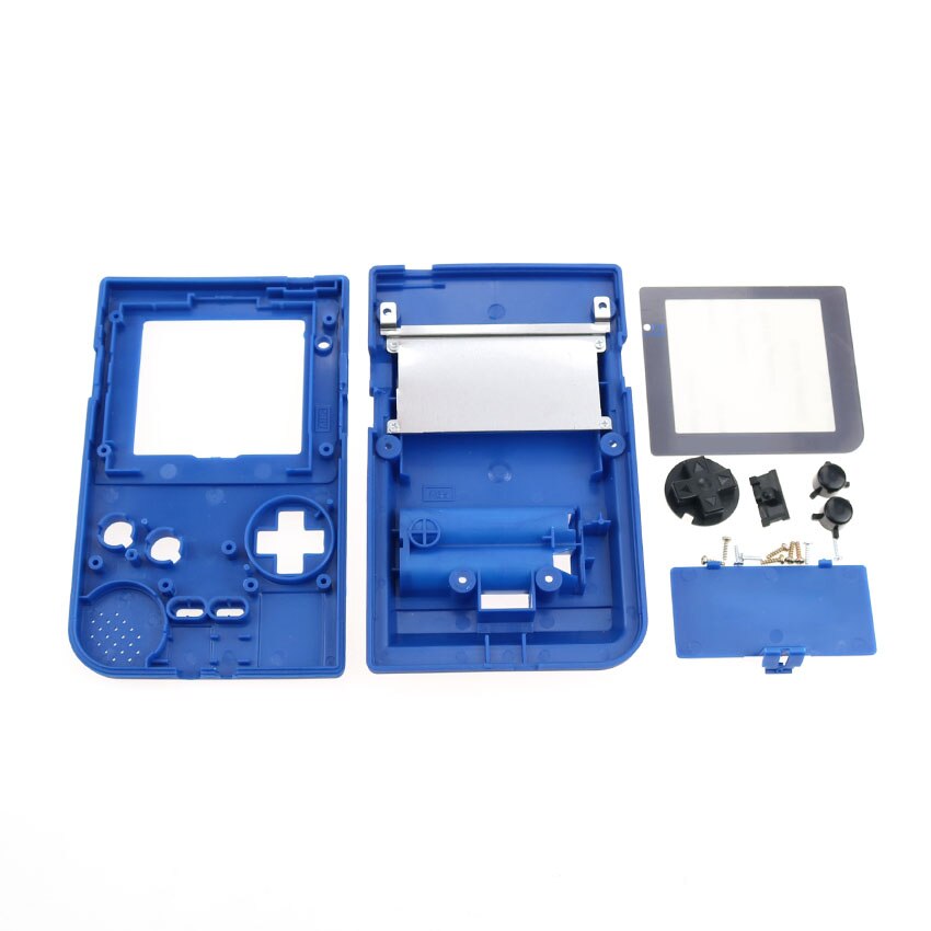 YuXi Clear Housing Shell Cover Replacement For Nintendo Gameboy Pocket Game Console For GBP Housing Case with screwdriver tools