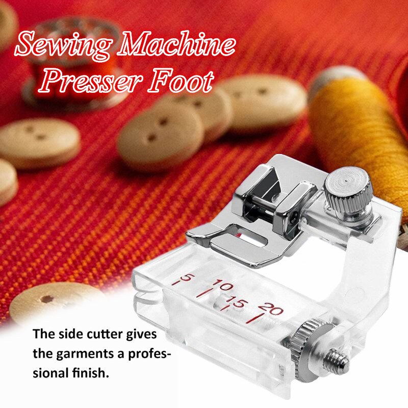 Sewing Machine Presser Cloth Foot Bias Binder Foot Stitch OverLock Zipper Ruler Parts Home Essentials