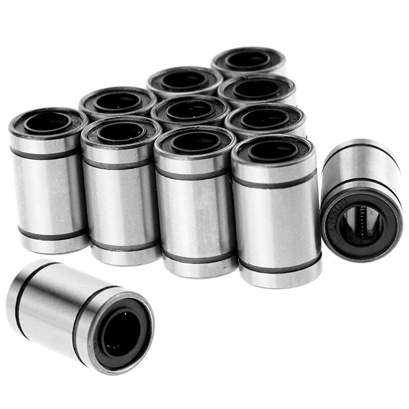 10 pcs/lot LM8UU bague linéaire 8mm CNC roulements linéaires