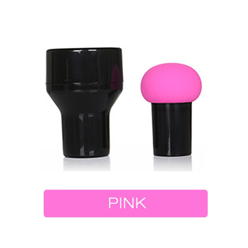 Make-Up Foundation Spons Cosmetische Puff Mushroom Beauty Tools Voor Make Up Droge En Natte Make Up Foundation Brush Paddestoel Hoofd: pink