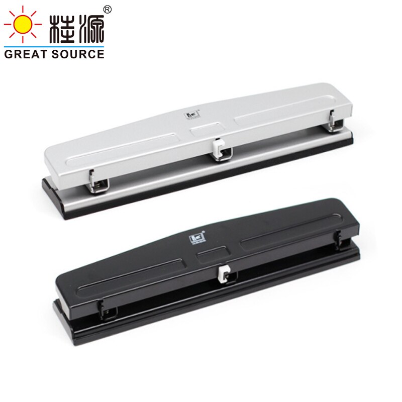 Manuell metallhuller 3 hull 6mm runde dokumentstanser fast avstand 108mm( 3 hull)