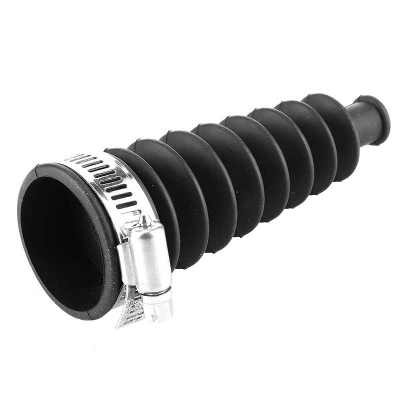 Maritieme Rubberen Beschermbalg Voor Stuurkabel – 102x120 Mm, Zwart, Geschikt Voor Boten, Jachten En Motorboten, Weerbestendig