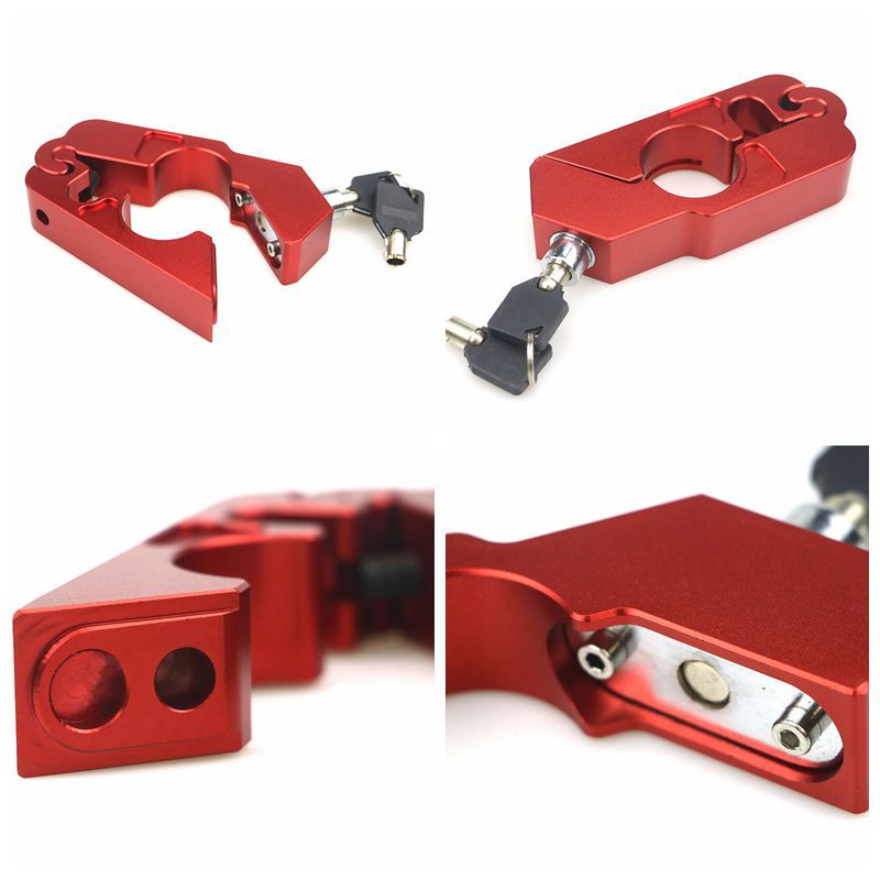 Aluminum Alloy Bike Lock Bicycle Handlebar Lock Motorcycle Anti-Theft Lock Safety Theft Protection Locks MTB Bike Accessories