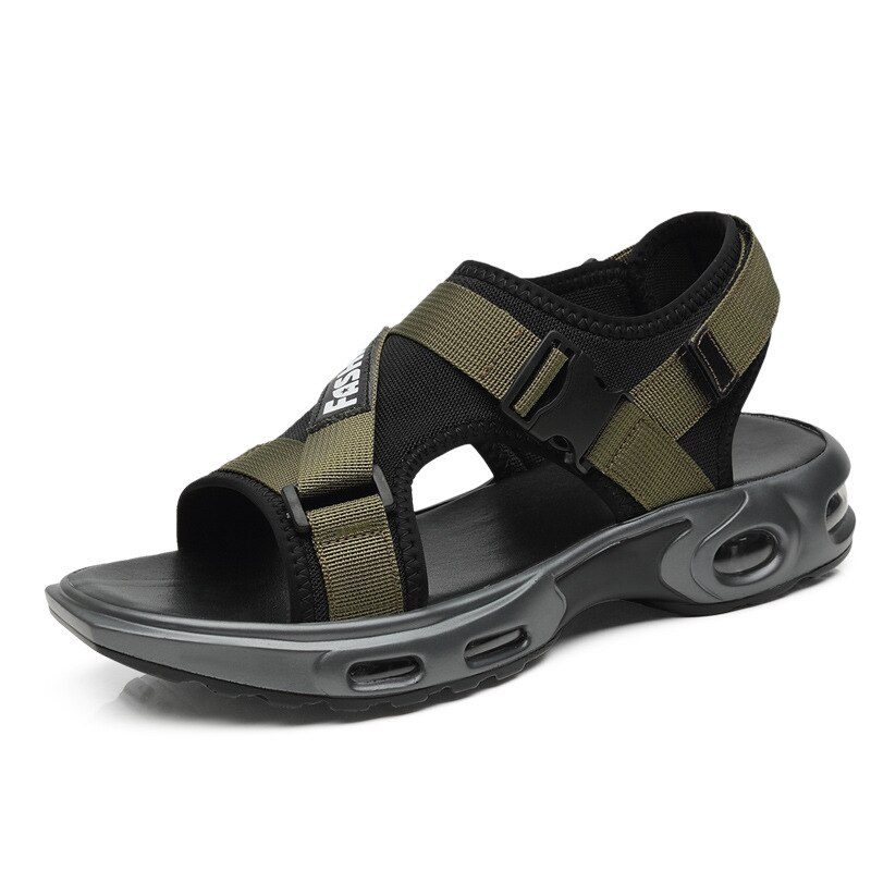 Kreuz gebunden sandalen für männer Luft kissen sandale sommer schnalle sandalen abgrifffeste rutschfeste sandale männer zy3521