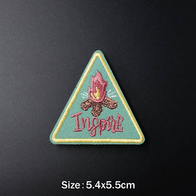 Verbazingwekkende Who Cares Cool Diy Borduurwerk Badge Applique Kleren Strijken Kleding Naaien Levert Decoratieve Badges Vlinder