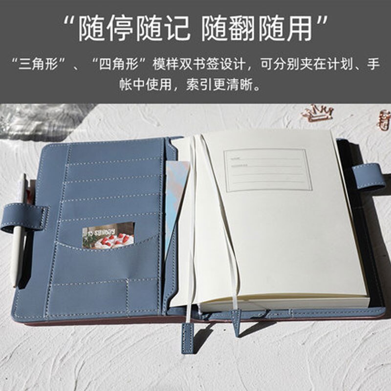 Japanese and Korean Stationery A5 Pink Planner Book PU Cover Art Notebook Shell Student Diary School Stationery