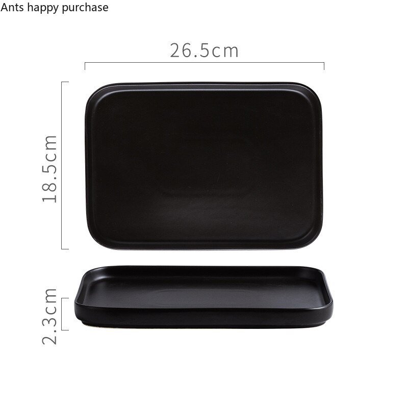 Nordic Matte Series Rectangle Ceramic Tray Sample Room Bathroom Living Room Storage Tray Bathroom Set Tray Trays Decorative