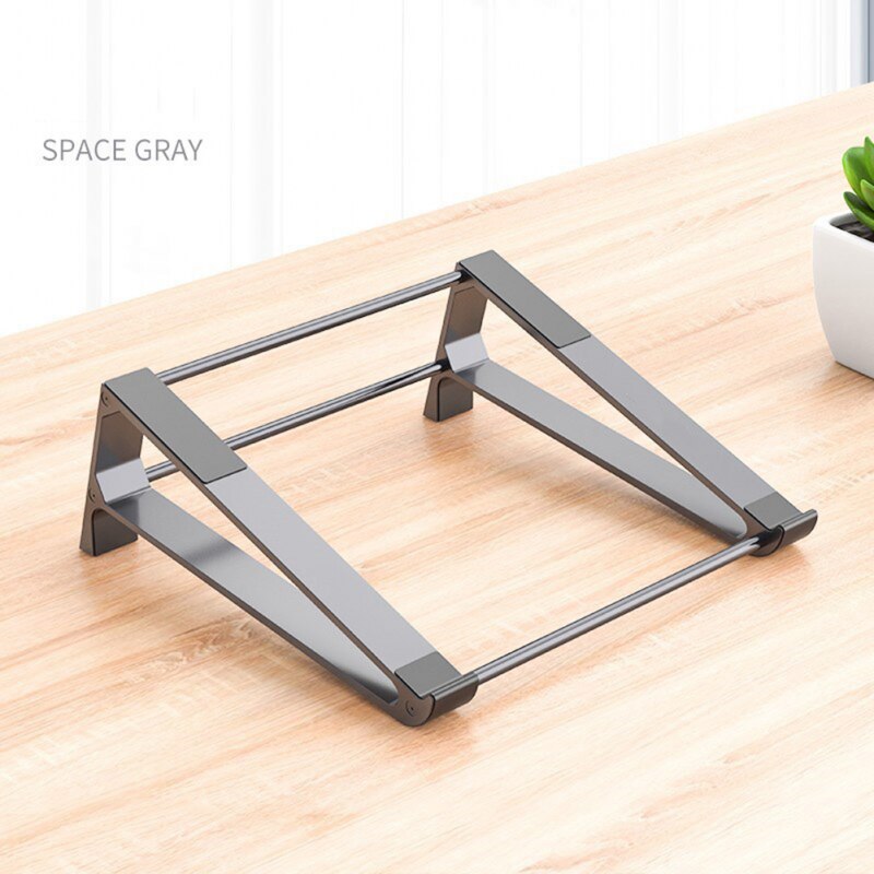 New aluminum laptop stand, portable notebook support holder for macbook pro computer, riser stand, cooling bracket