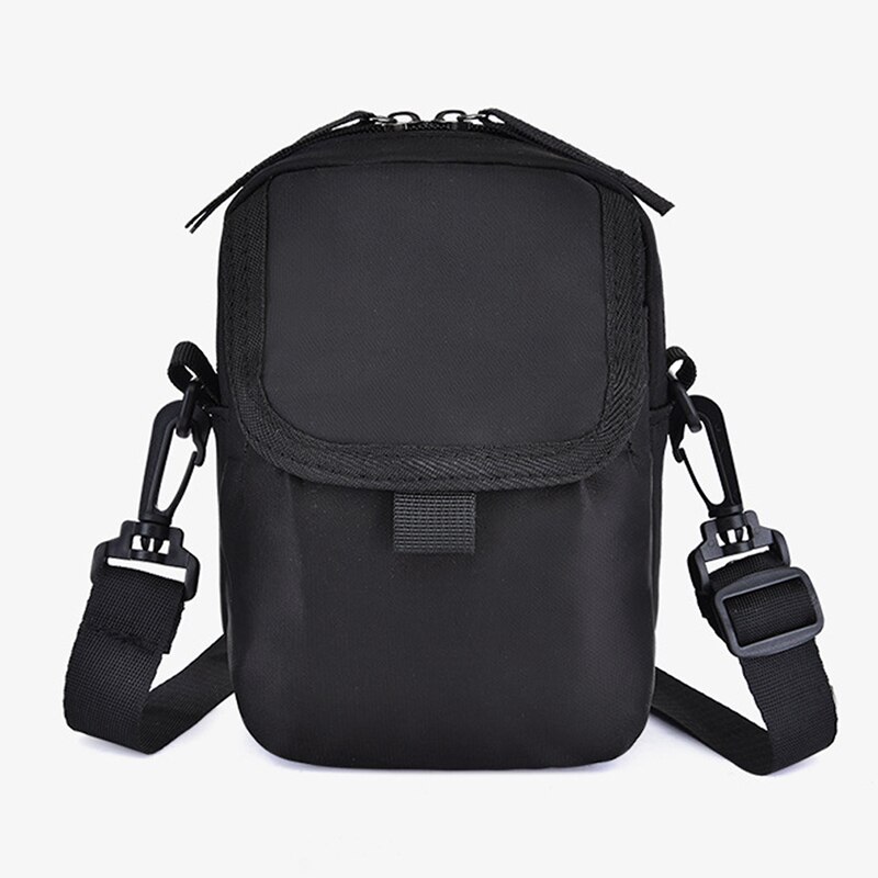 Skuldertaske messenger rejser enkel afslappet kvinder solid flap indvendig slot lomme enkelt lynlås alsidig blød oxford unisex