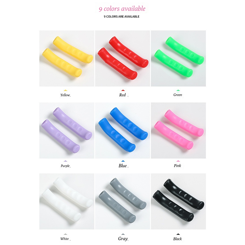 Fietsremhendel Cover Sleeve Siliconen MTB-grepen Stuur Beschermhoes Antislip Fietsen Beschermende uitrusting Fietsaccessoires