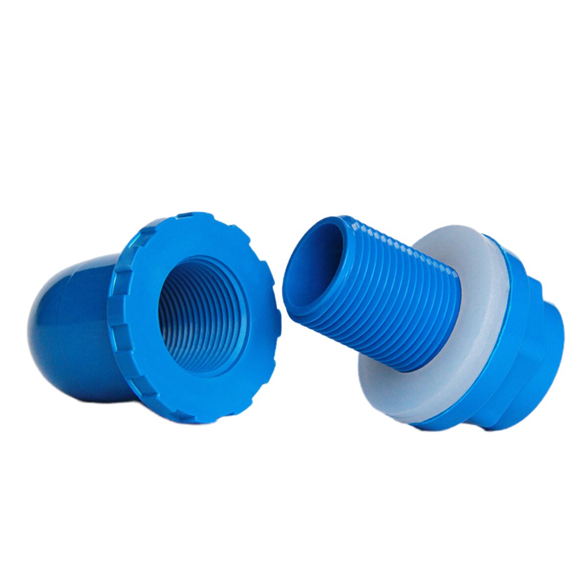 I.D20 25 32 40 50mm PVC 90° Elbow Drainage Connector Fish Tank Overflow Joints Water Inlet Outlet Supply Pipe Drain Fittings