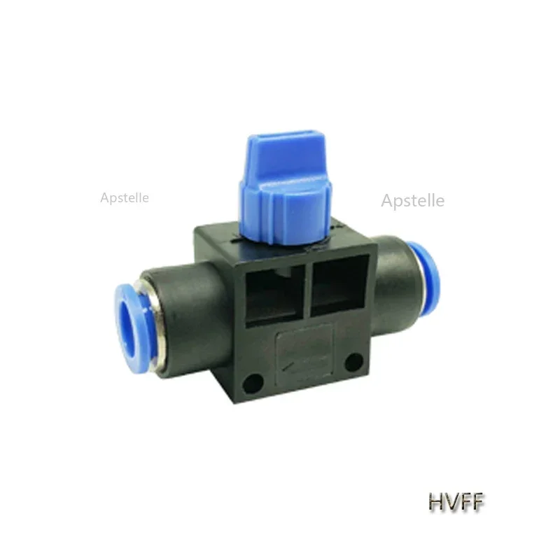 Pneumatisk fitting fittings hurtigkobling luft vandslange rørforbindelser plast pu  py 4 6mm 8mm 10mm 12mm 16mm stik ind i stik: Brun / 1/4 "