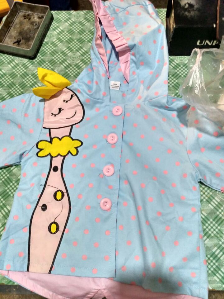 Baby meisje splicing jas