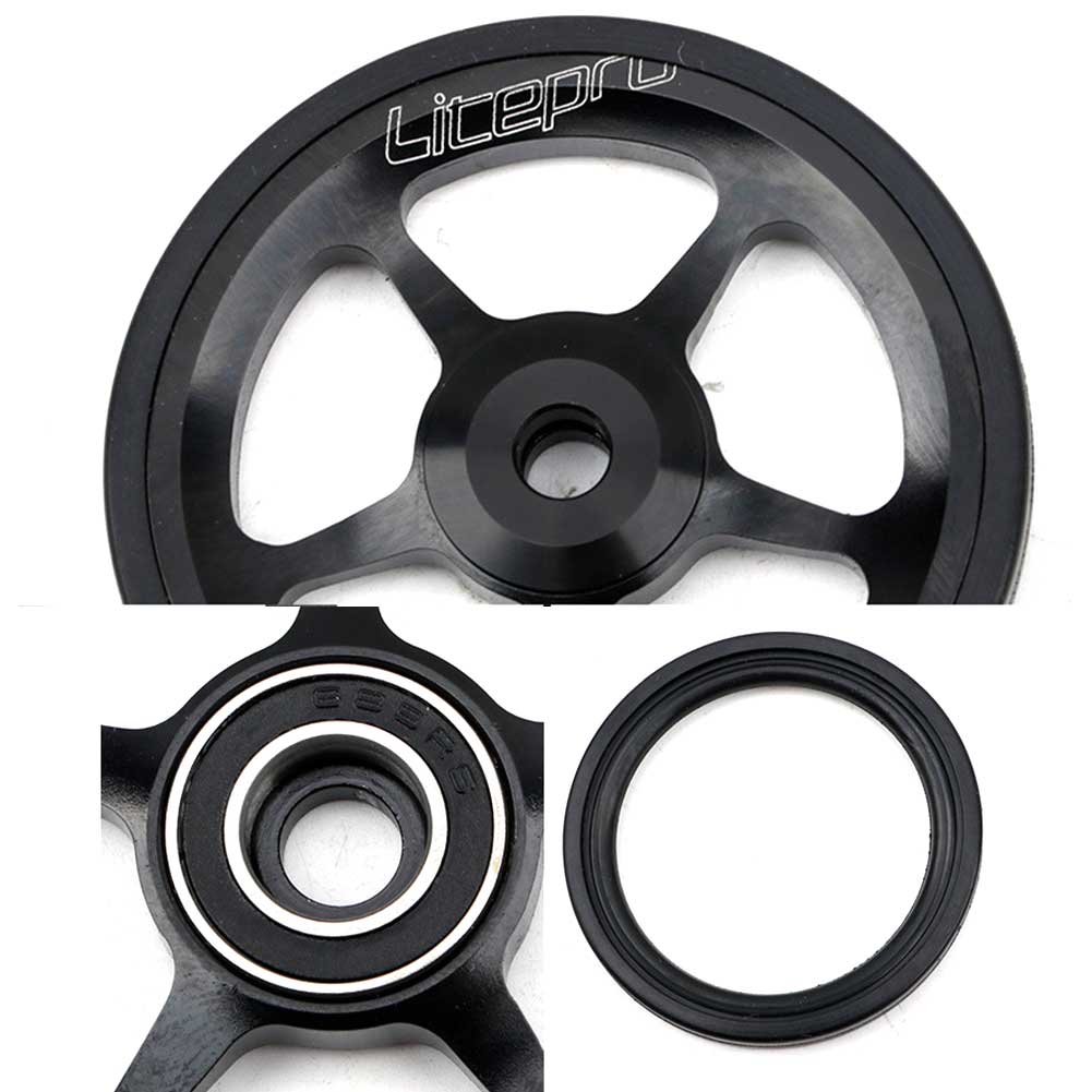 2Pcs Wielen Vouwfiets Achter Aluminium Cnc Fietsen Stabiele Vervangende Onderdelen Lichtgewicht Professionele Voor Brompton