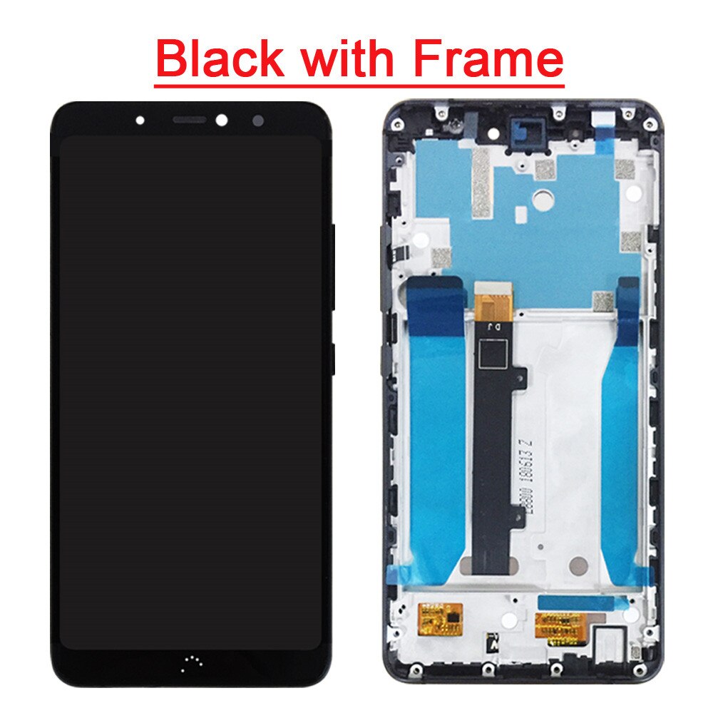 Black/White For BQ Aquaris X2 / X2 Pro LCD Display+Touch Screen Digitizer Assembly with Frame For BQ X2 Spare Parts+Tools: Black with Frame