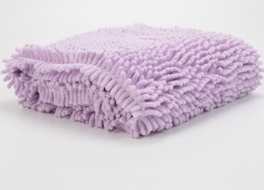 Pet Towel - Quick Water Absorption - Polyester - Dog Grooming Supplies: Purple / M