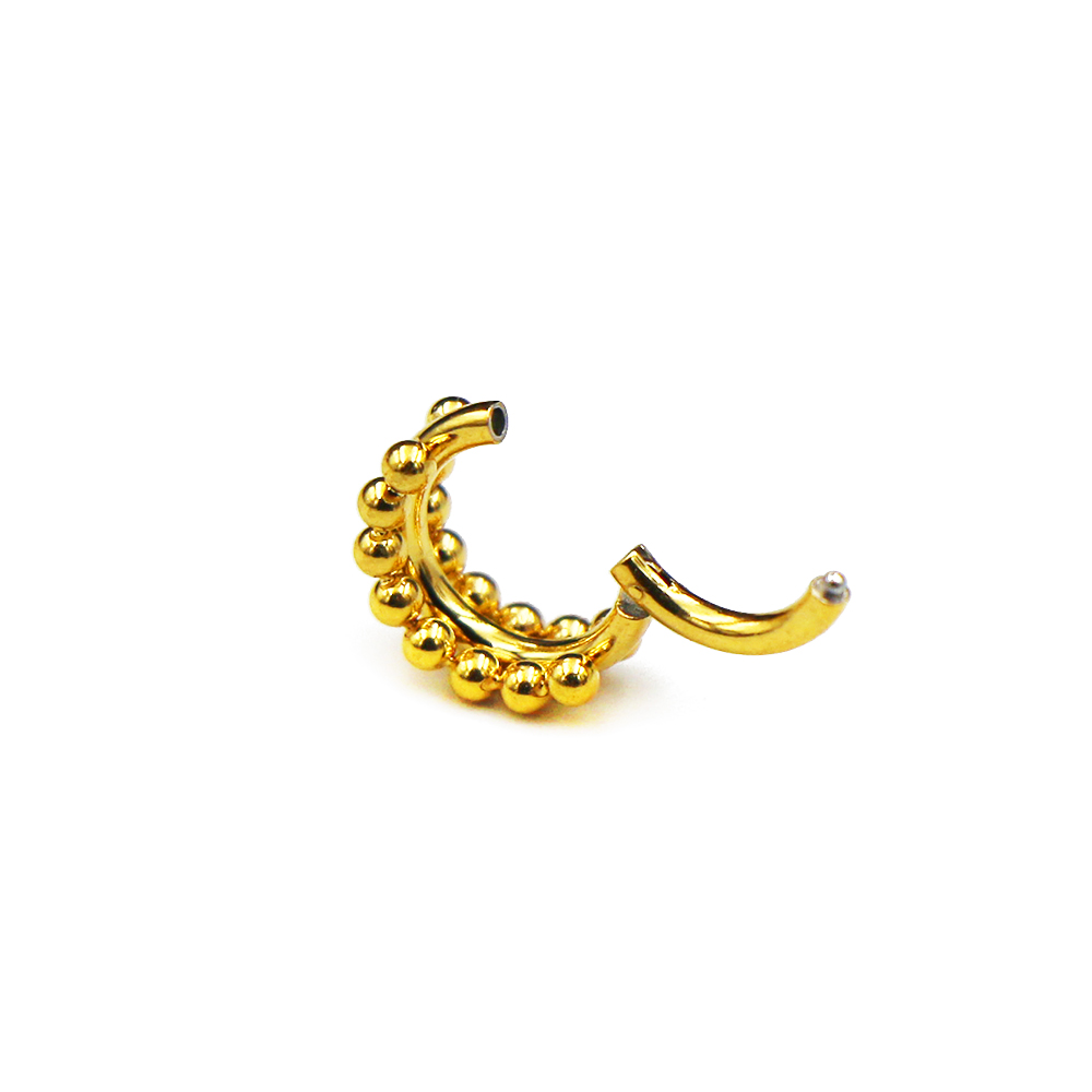 1Pcs Segment Tragus Helix Kraakbeen Earring Nose Ring 316L Chirurgisch Staal Clicker Conch Body Piercing Sieraden Voor Vrouwen